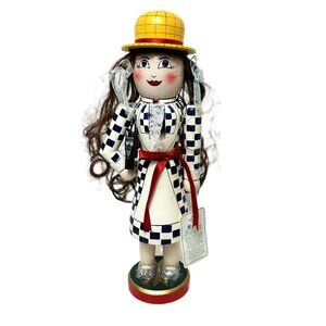 Dorothy & Toto Wizard of OZ Hand Painted Wood Nutcracker 14"